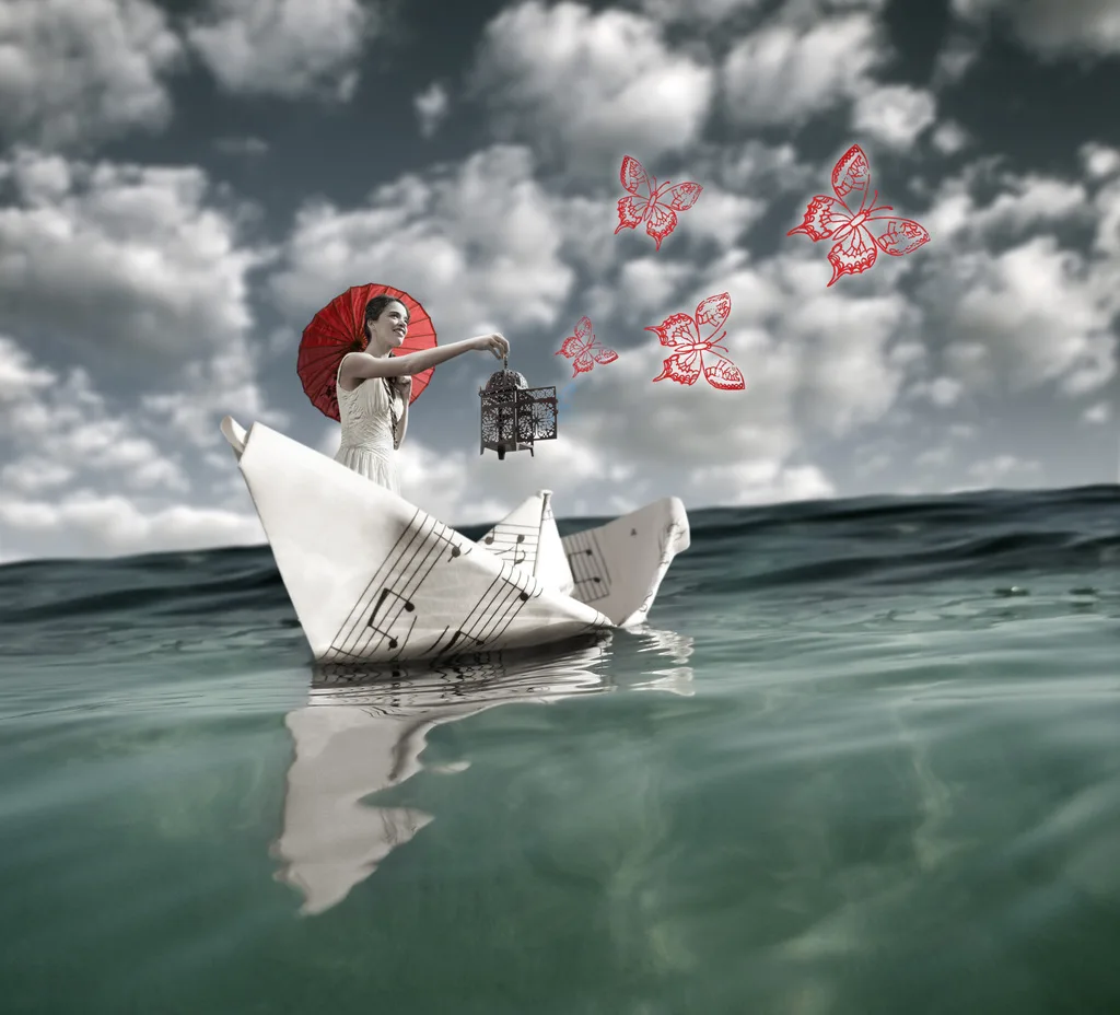 Ello Papillon - 1er album - bateau papier
