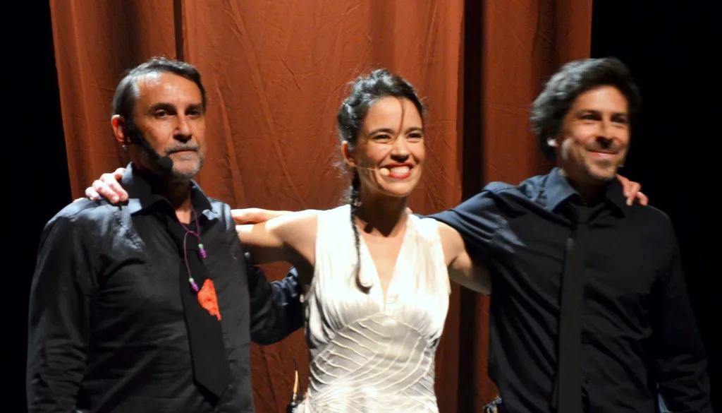Ello Papillon (Elodie Bernigal) avec Jean Marc Michollet et Bernard Rambaud